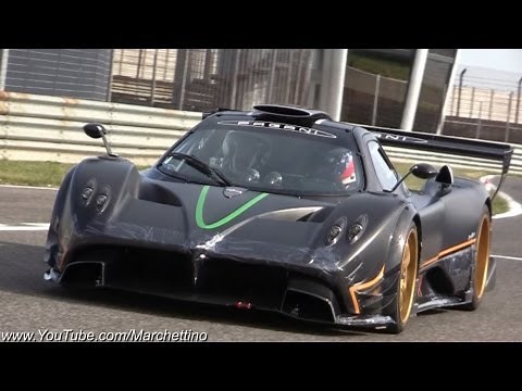 Pagani Zonda R EPIC Sound! - Flames & Accelerations