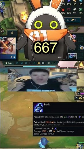 My Bonk Nasus hit 667 stacks! #teamfighttactics #tftcomps #tftmeta #tftset17 #67 #667