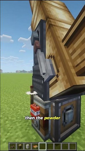 Nukes in Minecraft?! #minecraft #createmod #shorts