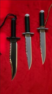 First Blood and Rambo First Blood 2 knives by Daniele Mauro 🇮🇹🤝🇦🇺