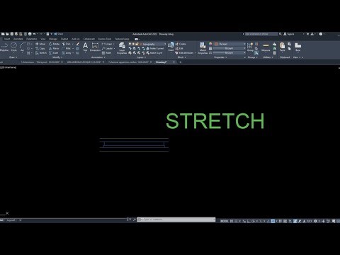 Autocad "stretch" tool or how to use autocad stretch shortcut " s" enter