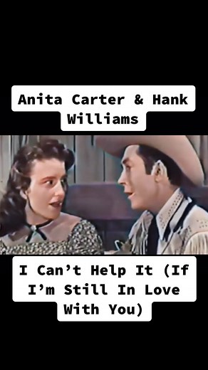 Anita Carter and Hank Williams perform a duet of Hank’s ‘I Can’t Help It (If I’m Still In Love With You)’ on The Kate Smith Evening Hour (NBC), 29 April, 1952. #anitacarter #hankwilliams #hank #thecarterfamily #carterfamily #katesmitheveninghour #nbc #rip #legends #country #music #countrymusic #fyp #foryou #rare #rarefootage #colour #color #love #duet #singing #song #romantic #tv #performance #tiktok #viral #vintage