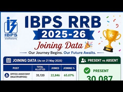 IBPS Rrb 🔥 joining Data 🥳 #rrbpomains #rrbclerkmains