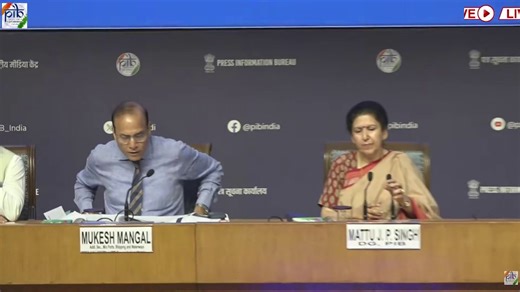 💠At major ports along the western coast, container volumes dropped sharply from around 3,383 on 8th March to just 99, marking a 97% reduction.💠Currently, port operations across India are functioning normally with reduced yard occupancy. All Indian seafarers in the region remain safe. 💠The Cabinet approved the ‘Bharat Maritime Insurance Pool’, under which a sovereign guarantee fund of ₹12,980 crore has been made available to facilitate marine insurance.-Mukesh Mangal, Additional Secretary, Min