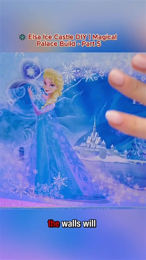❄️ Elsa Ice Castle DIY Magical Palace Build #fy #DIY #toys #cute #kidsvideo