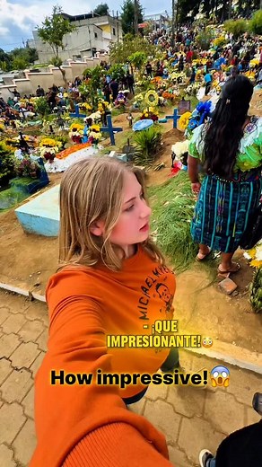 Guatemalan cemetery – amazing All Saints’ Day traditions! 💀🪦🌸🌼🇬🇹 A place where life and death meet in color and celebration. Watch the Giant Kite Festival on my page!🪁 👇Do you celebrate All Saints’ Day in your country? | Lidiia Tsebenko