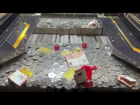I put €500 in the coin pusher machine... and the Casino doesn't want you to see that!