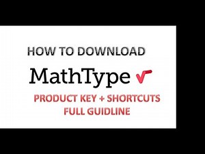 How To Download Mathtype 6.9 | VU | VIRTUALIAN