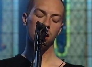 Coldplay Live Performance of 'Sparks' in 2001