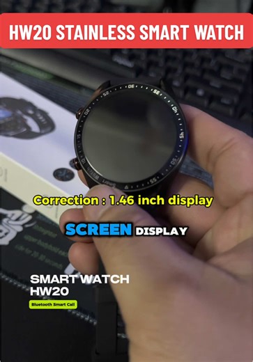 HW20 Smart Watch: Health Monitoring & Stylish Design