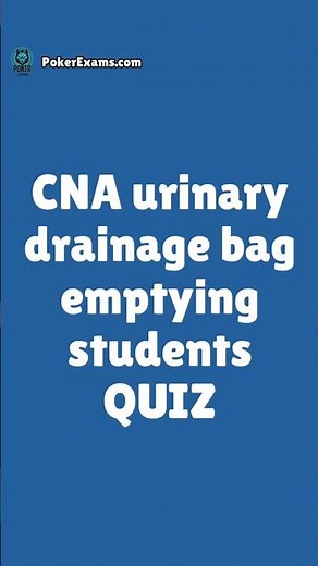 CNA Urinary Drainage Bag Emptying | Step-by-Step Guide for Students #CNA #NursingStudent