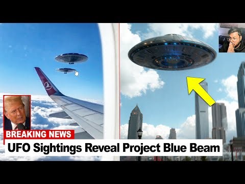 UFO Sightings Reveals Project Blue Beam‼️😨 Real UFO Footage 2025