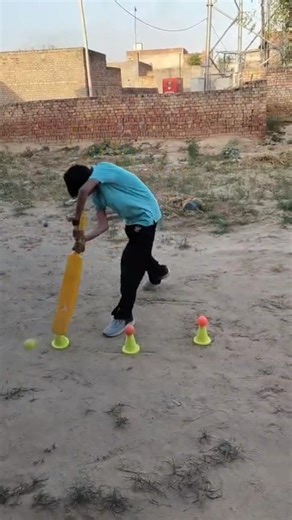 T-Cone Cricket Batting Drills | Tee Cone Drills #cricket​ #viral​ #shorts​ #youtubeshorts​