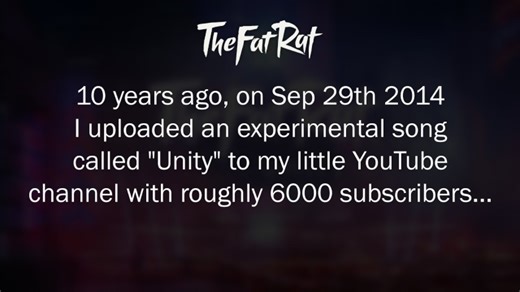 TheFatRat - Unity 10th Anniversary Mixtape (Unity 10 周年混音带)