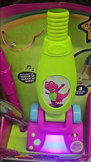 barney clean up time #vacuum #adorable #youtube