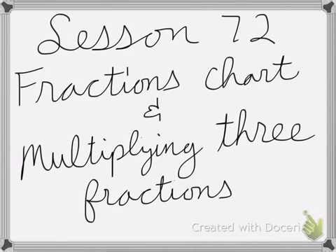 Saxon Math Course 1 Lesson 72