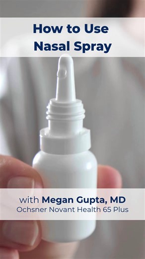 🌿Wellness Wednesday: Are you using nasal spray the right way? It’s not just about spraying—it’s about HOW you spray. Megan Gupta, MD, of Ochsner Novant Health 65 Plus - Nine Mile in Pensacola, Florida, busts some common myths and shows you the correct way to use nasal spray for real results. Whether you’re dealing with fall 🤧allergies, congestion or post-nasal drip, this quick how-to video can help you clear your passages. ➡️Watch now to learn the proper technique. Explore how to become a pati