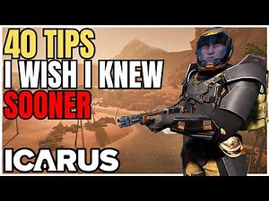 40 Icarus Tips I Wish I Knew Sooner! Base Tips, Resource Tips & Info The Game Doesn't Tell You