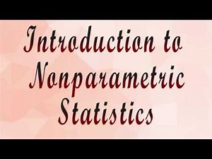 Introduction to Nonparametric Statistics