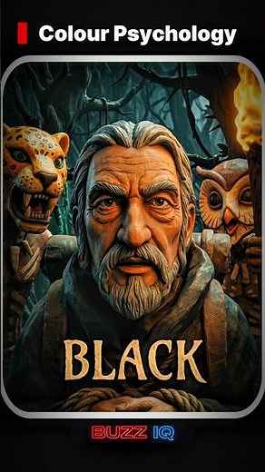 Color Psychology 😱 Why Fearless People Love Black Color (Psychology Story) #buzziq #darkpsychology