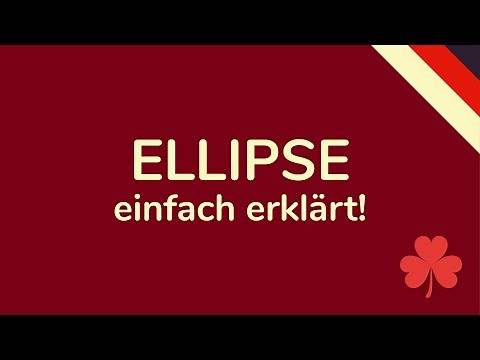 ELLIPSE - schnell & einfach erklärt (rhetorische Mittel animiert) 🇩🇪