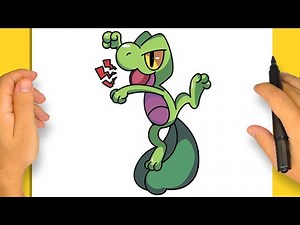 Como Desenhar o Treecko | Pokémon | Passo a Passo Simples e Fácil