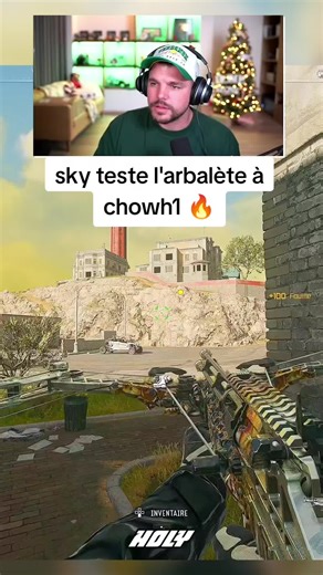 incroyable l'arbalète 😱 #warzone #warzoneclips #callofdutywarzone #chowh1 #resurgence