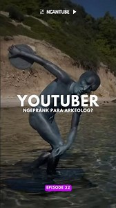 Fakta Unik : Prank Arkeolog Masa Depan! 🗿 Squidward Jadi Artefak Kuno? #prank #shorts