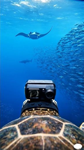 A Turtle Found Hidden Treasure Under the Ocean