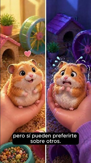 Tu hámster tiene favorito… y puede que seas tú 🐹💛 #hamster #pets #cute