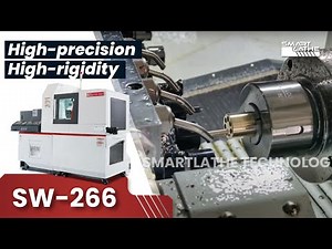 Perfromance of swiss type CNC machine with high-precision and high-rigidity.| SWISS TYPE CNC LATHE