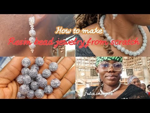 How to make Resin Bead Jewelry step by step guide| beginner friendly Tutorial