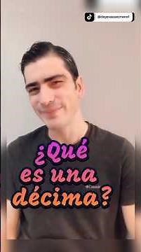 🤔 ¿Qué es una décima? #decima #poesia #clasica #escrituracreativa