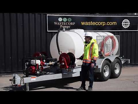 Explore the Wastecorp's Water Trailer WT-1000 Series with our expert