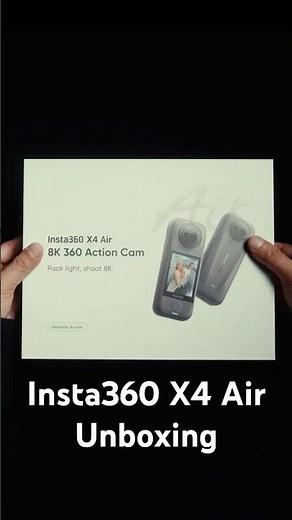 POV: Your Insta360 X4 Air just arrived 🤩