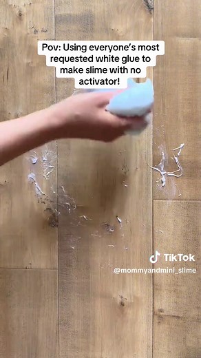 Making Slime Without Activator Using Laundry Detergent