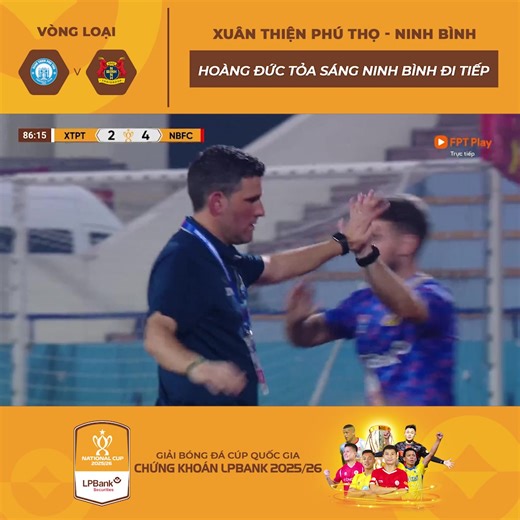 6.5K views · 57 reactions | Highlights Xuân Thiện Phú Thọ vs Ninh Bình | Chiến thắng không dễ của đại diện V.League 1. #VPF #LPBankSecurities #NationalCup #Season20252026 #ShineTogether #FPTPlay #DongLucSport #Jogarbola #PTFCvNBFC | V.League | Facebook