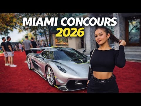 Miami Design District | CONCOURS 2026 Insane Supercars & Rare Hypercars in 4K [ FULL TOUR ]