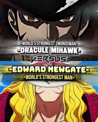 Tournament of the strongest (Mihawk Vs Whitebeard) #onepiece #anime #1v1 #edit #capcut #alightmotion