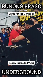50K views · 441 reactions | Sino ang Top 3 Over all | Kent Tan vs Jan marc Fianza Left and Right Hand Supermatch #armwrestling #armwrestlingmatch #allfollowers #bunongbraso #armwrestlingchampion #Top10 | Bunong Braso Underground | Facebook