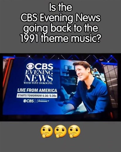 #CBSeveningnews 1991 theme returning? (I CALLED IT!)