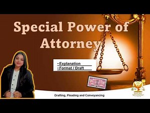 SPECIAL POWER OF ATTORNEY DRAFT