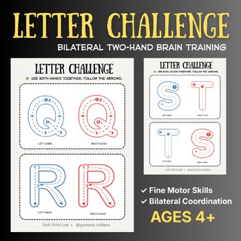 Bilateral Letter Challenge | Two-Hand Brain Exercises for Kids