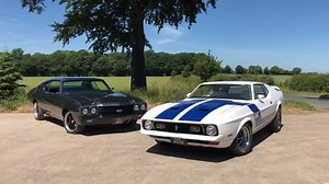 55 reactions | Quick photo shoot today with the 1970 Chevrolet Chevelle and the 1972 Mustang Mach 1 - Thought it would be a good idea to put the 2 cars together and compare the sound. So the question is - which car sounds the best?! More details on both cars can be found on our website below. Call  - 07939 511180 Email  - info@retroclassiccar.com Website  - www.retroclassiccar.com #retroclassiccar | Retro Classic Car | Facebook