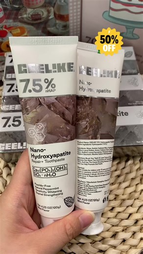 🌿Ceelike Nano-Hydroxyapatite Whitening Strengthening Toothpaste #ceelike #spotlightfinds #toothpaste #tiktokshopblackfriday #tiktokshopcybermonday