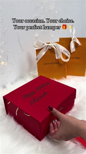 Get your customized hamper made just for your occasion 💝 Birthdays, anniversaries, weddings, proposals, or festive gifts — we create hampers exactly the way you want 🤍 Choose your products, style, and budget, and we’ll take care of the rest ✨ Because every occasion deserves something special 🎀 #CustomizedHampers #GiftForEveryOccasion #PersonalizedGifts #PerfectGift #HamperCraft