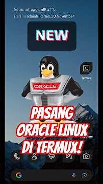Pasang Oracle Linux di Termux #android #linux #termux #tutorial