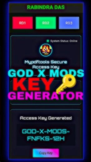 god x mods key generator #freefiremodmenu #freefirehack