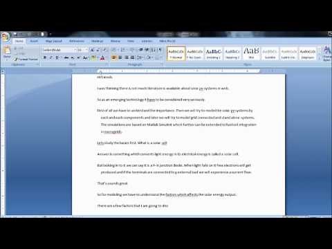 ##1 Modeling of Solar module in MATLAB Simulink