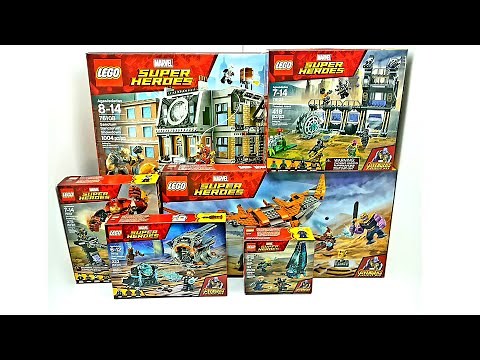 LEGO Avengers Infinity War COMPLETE SET! All playsets!